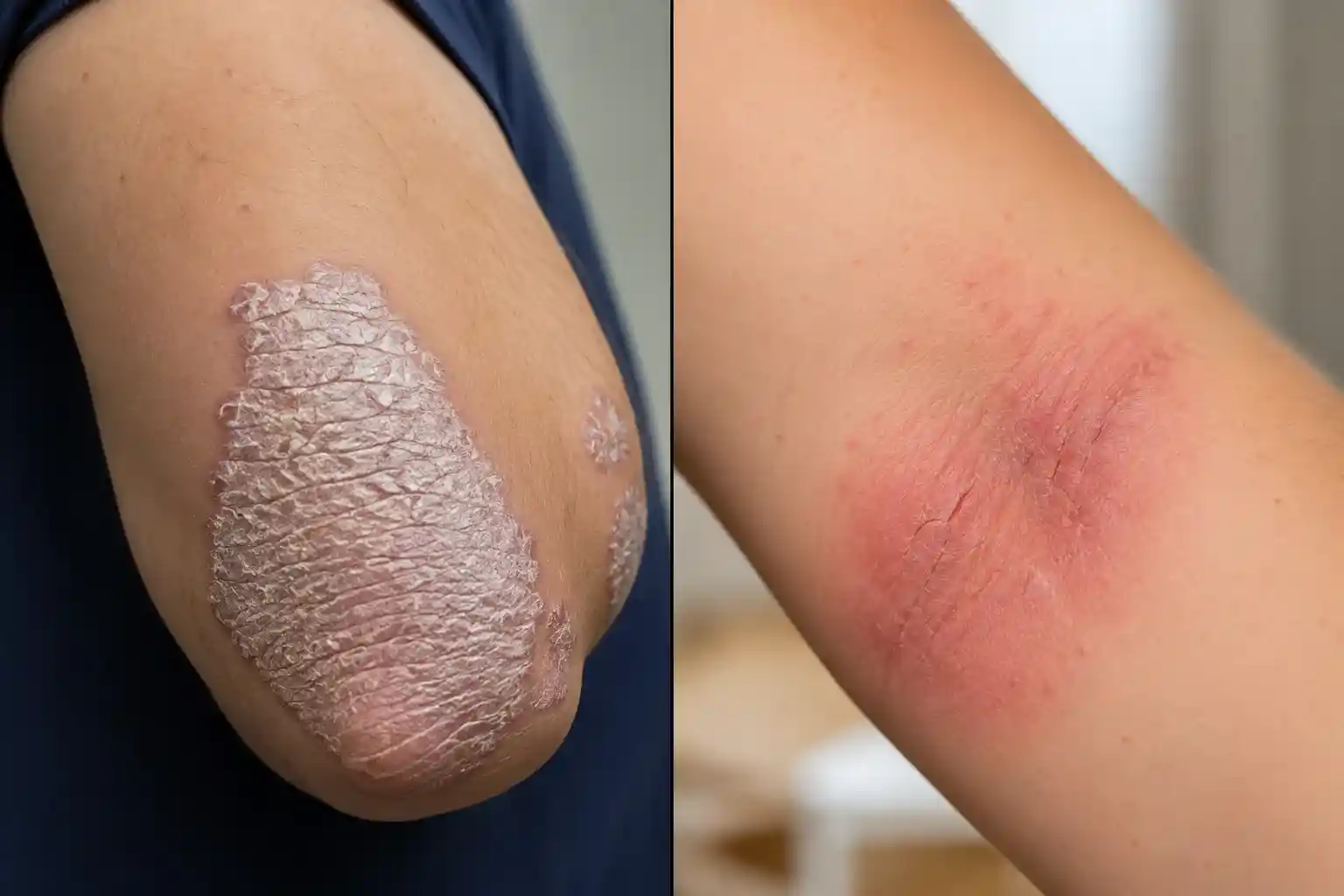 Psoriasis vs Eczema