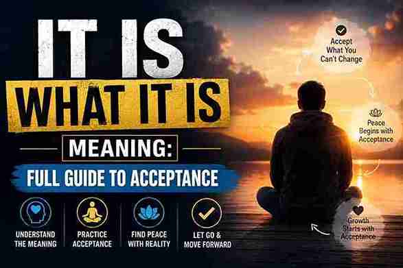 It Is What It Is Meaning
